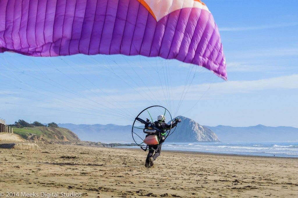 Paramotor Training on the beach